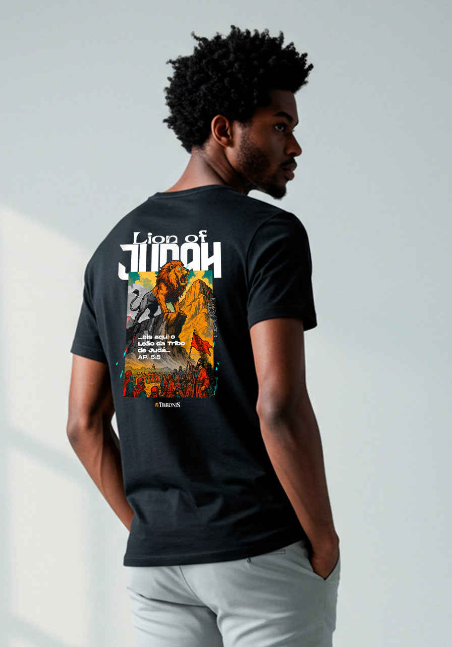 Camiseta Pima Peruano - Leão da Tribo de Judá