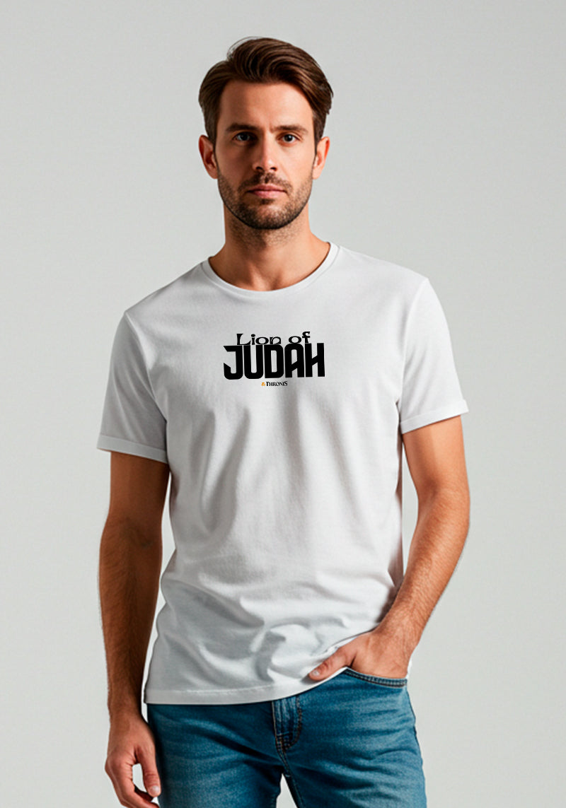 Camiseta 100% Algodão - Leão da Tribo de Judá