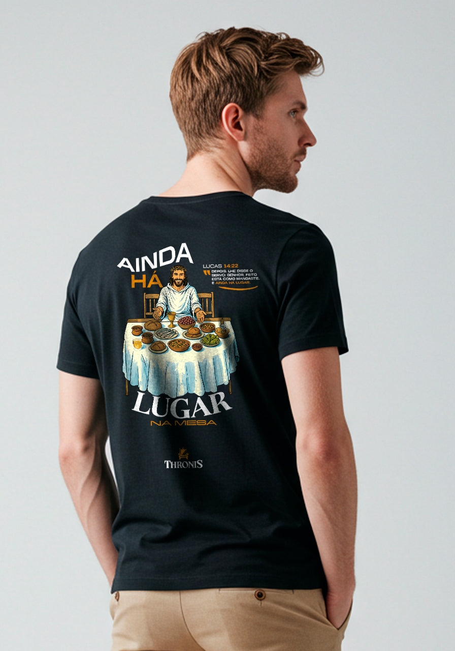 Camiseta Pima Peruano - Ainda há lugar na mesa